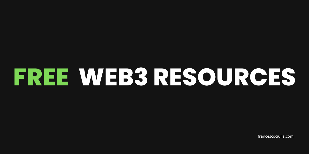 Free Web3 resources